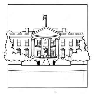 Casa Blanca Páginas Para Colorear