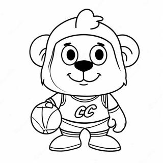 Pagina Para Colorear De La Mascota De Los Cleveland Cavaliers 44483-36991