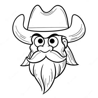 Pagina Para Colorear De Yosemite Sam Con Sombrero De Vaquero 44713-37169