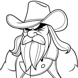 Pagina Para Colorear De Yosemite Sam Con Sombrero De Vaquero 44713-37170