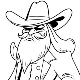 Pagina Para Colorear De Yosemite Sam Con Sombrero De Vaquero 44713-37172