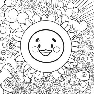 Takashi Murakami Páginas Para Colorear