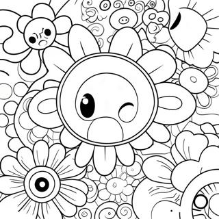 Pagina Para Colorear De Takashi Murakami 44822-37255