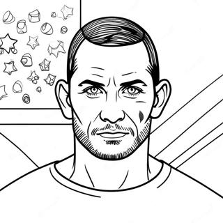 Pagina Para Colorear De Cm Punk 44852-37280