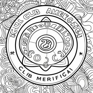 Pagina Para Colorear Del Logo Del Club America 45042-37428