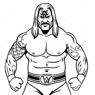 Pagina Para Colorear De Wwe 45092-37453