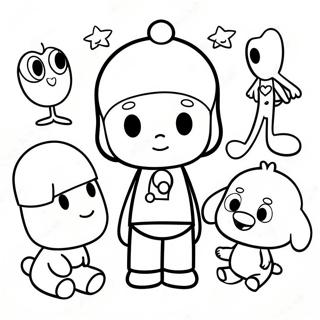 Pagina Para Colorear De Pocoyo Y Amigos 4522-3637