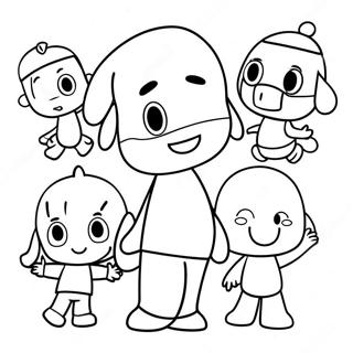 Pagina Para Colorear De Pocoyo Y Amigos 4522-3638