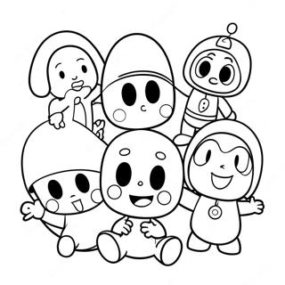 Pagina Para Colorear De Pocoyo Y Amigos 4522-3639