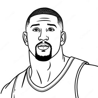 Pagina Para Colorear De Klay Thompson 45283-37610