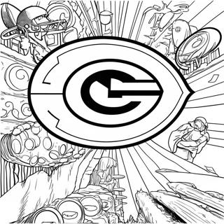 Pagina Para Colorear Del Logo De Los Green Bay Packers 4531-3644