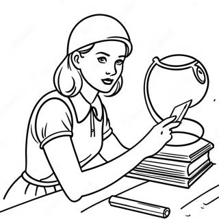 Pagina Para Colorear De Nancy Drew Resolviendo Misterios 45334-37661