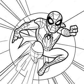 Pagina Para Colorear De Iron Spider De Infinity War 45373-37688