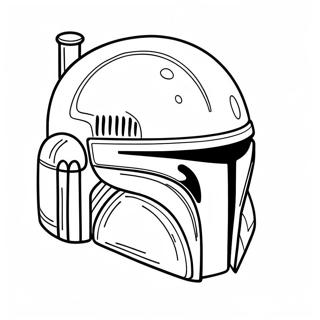 Pagina Para Colorear Del Iconico Casco De Boba Fett 45394-37706