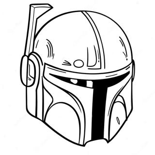 Pagina Para Colorear Del Iconico Casco De Boba Fett 45394-37708