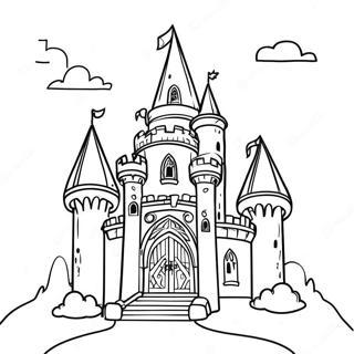 Pagina Para Colorear De Castillo Medieval 45453-37742