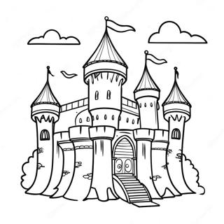 Pagina Para Colorear De Castillo Medieval 45453-37743