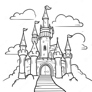 Pagina Para Colorear De Castillo De Fantasia 45703-37950