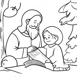 Pagina Para Colorear De Versiculo Biblico De Navidad 45713-37958