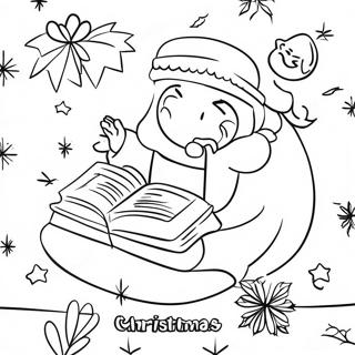 Pagina Para Colorear De Versiculo Biblico De Navidad 45713-37960