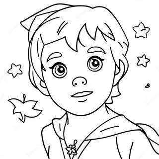 Peter Pan Páginas Para Colorear