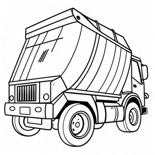 Pagina Para Colorear De Camion De Basura 45743-37979