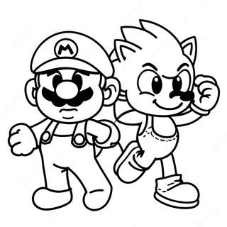 Pagina Para Colorear De Mario Y Sonic 45753-38014