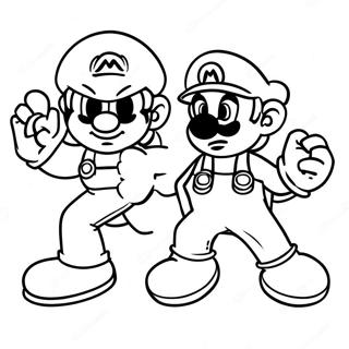 Pagina Para Colorear De Mario Y Sonic 45753-38134