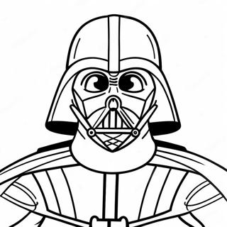 Pagina Para Colorear De Darth Vader En Un Disfraz Espeluznante 45824-38184