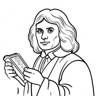 Pagina Para Colorear De Isaac Newton 45863-38211