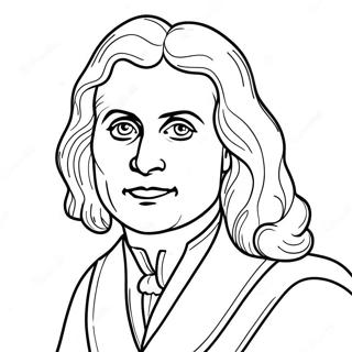 Pagina Para Colorear De Isaac Newton 45863-38212