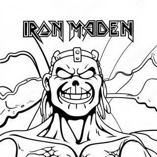 Pagina Para Colorear Del Logo De Iron Maiden 45923-38258