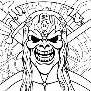 Pagina Para Colorear Del Logo De Iron Maiden 45923-38260