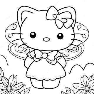 Pagina Para Colorear De Hello Kitty Hada 45933-38288