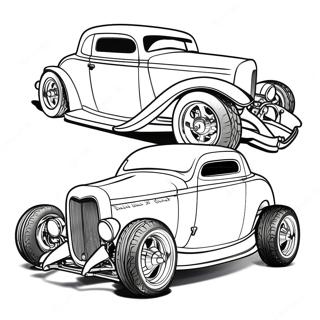 Pagina Para Colorear De Hot Rod 4601-3697