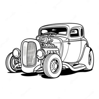 Pagina Para Colorear De Hot Rod 4601-3700