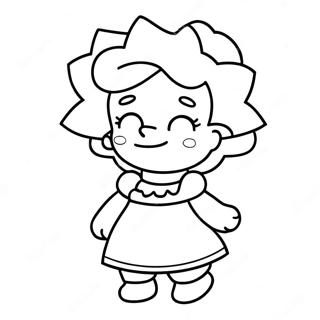 Maggie Simpson Páginas Para Colorear