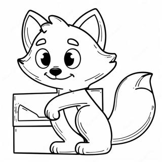 Lankybox Foxy Páginas Para Colorear