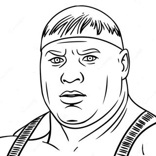 Brock Lesnar Páginas Para Colorear