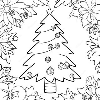 Pagina Para Colorear De Arbol De Navidad Espanol 46203-38490