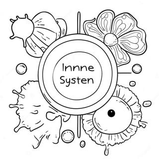 Pagina Para Colorear Del Diagrama Del Sistema Inmunologico 46263-38532