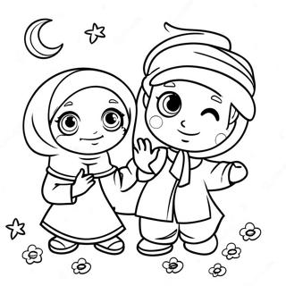 Pagina Para Colorear Infantil Islamica 46293-38559