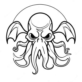 Pagina Para Colorear Del Mito De Cthulhu 46303-38562