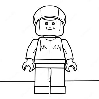 Pagina Para Colorear De Minifigura De Lego 46323-38570