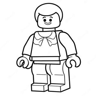 Pagina Para Colorear De Minifigura De Lego Divertida 46324-38583