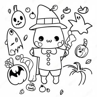 Pagina Para Colorear De Arte De Garabatos De Halloween 46383-38622