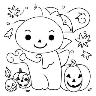 Pagina Para Colorear De Arte De Garabatos De Halloween 46383-38624