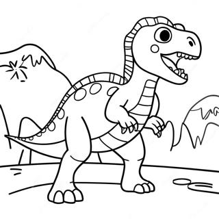 Pagina Para Colorear Del Rey Dinosaurio 46413-38651