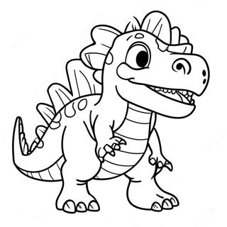 Pagina Para Colorear Del Rey Dinosaurio 46413-38652