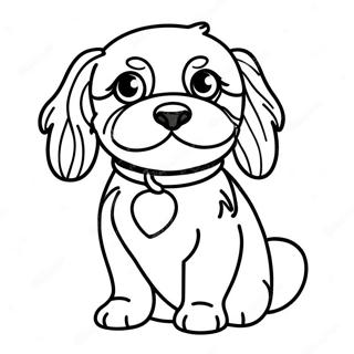 Pagina Para Colorear De Un Cavapoo 46443-38674